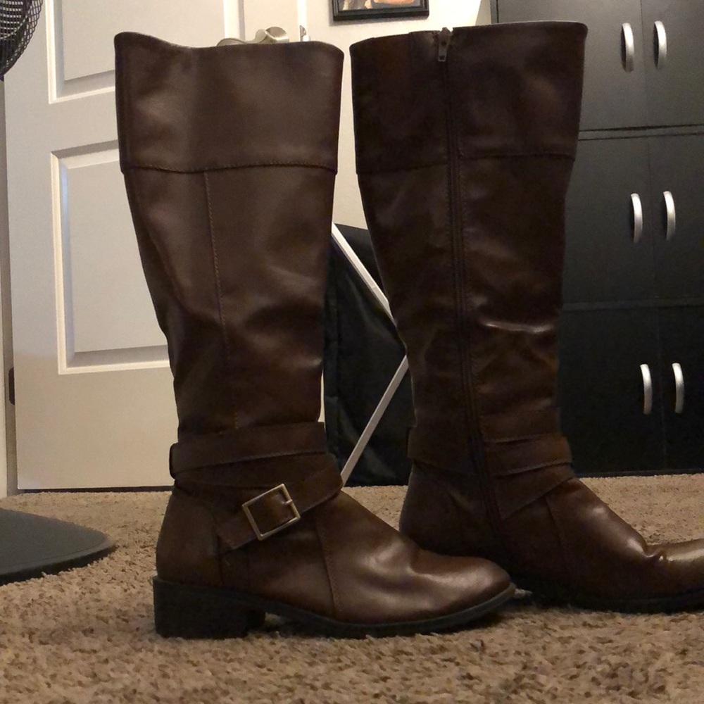 Dark Brown leather Boots